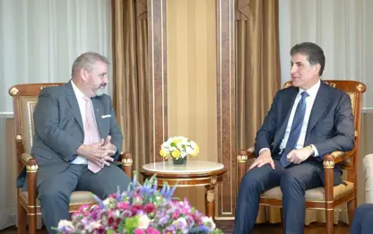 Neçirvan Barzani ve AB Büyükelçisi Seiler Kürdistan seçimlerini görüştü
