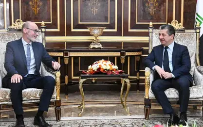 Mesrur Barzani, İngiltere’nin Irak Büyükelçisini kabul etti