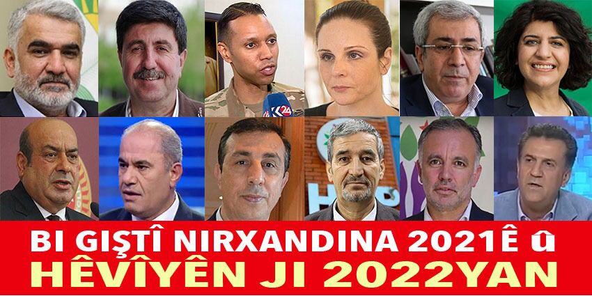 Dosyeya Kurd: Kesayetên naskirî 2021 û 2022 ji PeyamaKurd re nirxandin!